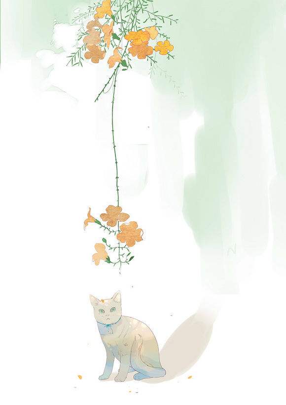 提灯映桃花